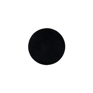 Gözze - Premium Tapis de Bain rond Antidérapant, RIO, 100% microfibres, Ø 110 cm - Noir