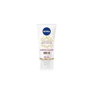 NIVEA Luminous 630 Crème Mains (1 x 50 ml), Crème anti taches pigmentaires pour les mains, Soin des mains anti-âge hydratant SPF 15