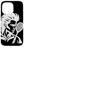 Badminton Joueur Raquette Sports Navette Coque pour iPhone 14 Pro Max