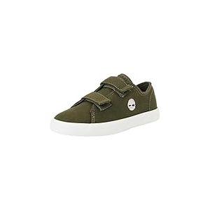 Timberland Newport Bay Hook & Loop (Toddler) Basket, DK GRN CNVS, 25 EU