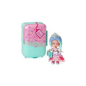 KOOKYLOOS Suitcase Sweet Wishes - Ensemble de poup&eacute;es Tendance avec Valise et Accessoires, Contenu : 1 poup&eacute;e, 2 Tenues, Animal de Compagnie, Accessoires, cintres et Valise dans laquelle Vous Pouvez