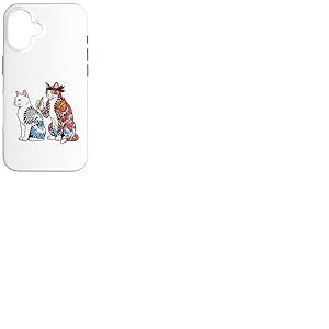 Chat Tatouage Chat Dr&ocirc;le Meme Encres Kitty Humour Tatoueur Artiste Coque pour iPhone 16