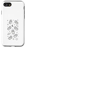 Hamsters in Space R&eacute;tro Dr&ocirc;le R&eacute;tro Dr&ocirc;le Coque pour iPhone SE (2020) / 7/8