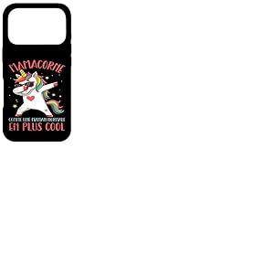 Mamacorne Cadeau Maman Licorne Dab F&ecirc;te des M&egrave;res Coque pour iPhone 17 Pro