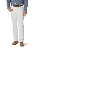 Wrangler Jean 0936 Coupe Cowboy Slim fit pour Homme 0936 Vaquero Corte Vaquero Slim Fit Lot de 2 Paires de Chaussures Minces, Blanc, 32 W/34 L