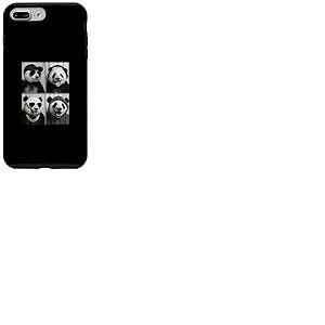 Panda Coque pour iPhone 7 Plus/8 Plus
