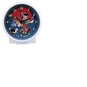 DigiTech 2-Tech Réveil numérique, Plastique, Weiß Pinocchio, 10 x 4 x 10 cm