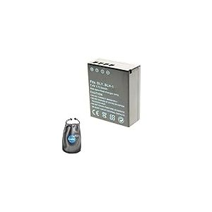 Amsahr BT-OLYBLH1-1CT Numérique Remplacement Caméra/Caméscope Batterie pour Olympus BLH-1/E-M1 Mark II Gris