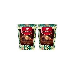 C&ocirc;te d'Or - Mini Roc Pralin&eacute; - Chocolats de No&euml;l - Boite de 279g (Lot de 2)