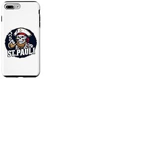St Pauli Hambourg Paulian T&ecirc;te de Mort Port Capitaine Viking Coque pour iPhone 7 Plus/8 Plus