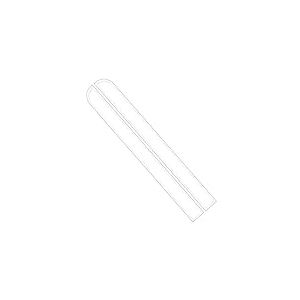 Ambiance Sticker Capot de Voiture Stripe, Autocollant Racing Body Side Stripe Decal, Toit Jupe Pare-chocs Stripe Decal Vinyle, Modifié Stripe Decal Car Décor Blanc - 1 Paire de 129 x 24 cm
