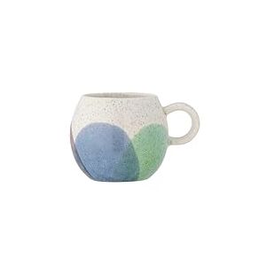 Bloomingville Paula Tasse 275 ml, en grès, diamètre 9 cm, hauteur 8 cm – Parfait pour votre plaisir quotidien de café ou de thé, tasse à café élégante pour votre table de petit-déjeuner