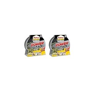 Pattex Power Tape 50x10 m. Gris (Lot de 2)