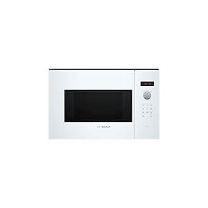 Bosch BFL523MW1F, Série 4, Micro-ondes, Encastrable, Blanc