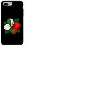 Drapeau de l'Italie Hibiscus Fleur Floral Garçons Filles Enfants Coque pour iPhone 7 Plus/8 Plus