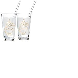 Ritzenhoff & Breker Lot de 4 verres à latte macchiato - Transparent