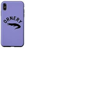 Mama Says Ornery Gators - Humour dr&ocirc;le du Sud Coque pour iPhone XS Max