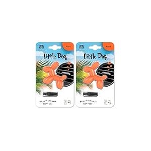 Little Dog LD008 D&eacute;sodorisant 3D Anim&eacute;s Caract&egrave;re, Rose, FRUIT (Lot de 2)
