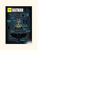 DC Comics Image + Passe-Partout 30 x 40 cm - Lego Batman