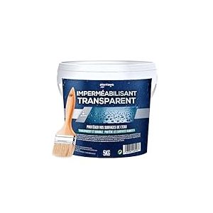 Plantawa etancheite toiture 5kg | Format du gel | Produit hydrofuge invisible, génère un film protecteur, résistant à l'eau et à l'humidité, agent anti fuite imperméable, resine etanche exterieur