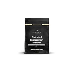 THE PROTEIN WORKS - Substitut De Repas Diététique Extrême | Repas complet 200 calories | Perte de poids | Healthy diet | 33 Servings | Crème Vanillée | 2kg