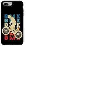 BMX Vélo Velo Cycliste Cyclisme Enfant garçon Retro Coque pour iPhone 7 Plus/8 Plus
