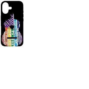 Guitare LGBTQ Drapeau Gay Guitares m&eacute;lomane Coque pour iPhone 17