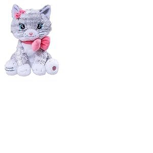 Pioupiou et Merveilles - Peluche Moustache - Mon Chat Lumineux et Musical - Douc&eacute; Melodie et lumi&egrave;re apaisante pour Aider b&eacute;b&eacute; &agrave; s'endormir - 28cm - D&egrave;s la Naissance - 16515