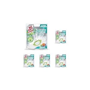 WC Net Energy Bloc Anti-tartre 5 Actions Blancheur Extreme à la Javel Fraicheur Agrumes et Iris 38 g (Lot de 5)