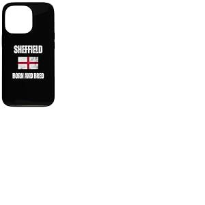 Drapeau classique de l'Angleterre de Sheffield Born And Bred pour hommes, femmes, enfants Coque pour iPhone 13 Pro