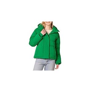 Amazon Essentials Doudoune Courte &Agrave; Capuche (disponible En Grande Taille) Femme, Vert, 6XL Grande taille
