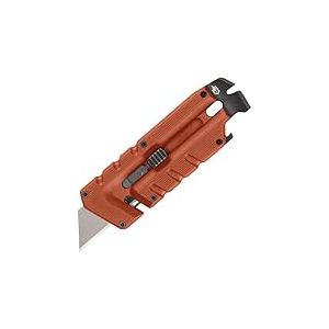 Gerber Outil polyvalent avec 8 fonctions, Prybrid-Utility, Couteau Multifonction avec Extrémité Levier et Coupe-Ceinture, Orange, Acier Inoxydable, 1068160