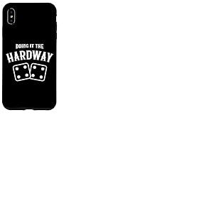 Casino Craps Player Doing It The Hardway Dice Four Coque pour iPhone XS Max
