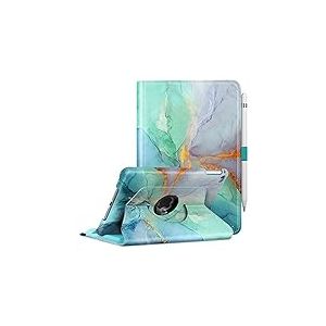 Fintie &Eacute;tui Rotatif pour iPad Mini 5 2019 / iPad Mini 4-360 Degr&eacute;s Smart Stand Coque Back Cover Auto Sleep/Wake Fonction pour 7.9 Pouces iPad Mini 5&egrave;me G&eacute;n&eacute;ration &Eacute;meraude Marbre