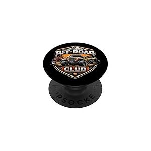 Off Road Club 4x4 Voiture Buggy Dirt Bike Propri&eacute;taire Groupe Offroad PopSockets PopGrip Adh&eacute;sif