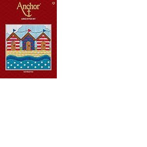 ANCHOR kit de Broderie &agrave; Point Lanc&eacute; - Beach Huts
