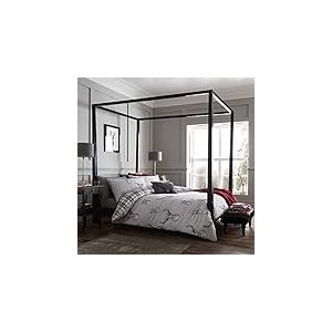 Catherine Lansfield Stags Grey Parure de lit 155 x 220 cm + 2 (80 x 80 cm)