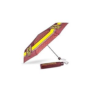 BONNYCO Parapluie Pliant Harry Potter Parapluie Homme et Femme Grenat pour Sac, Sac a Dos, Voyage | Umbrella Anti Tempete avec Structure Renforcée | Ombrelle Femme de Poche - Cadeau Original