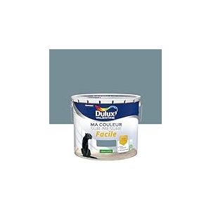 Ma Couleur Sur-mesure par Dulux Valentine – Peinture Intérieure Murs, Plafonds, Boiseries - Facile à appliquer - Satin Bleu Gris 10 L