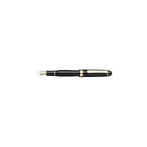 PLATINUM #3776 Century Gold Trim Laurel Green PNB15000-41M Stylo plume en or 14 carats Vert Taille M/vert 0,34-0,44 mm