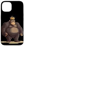 Règle Gorilla avec couronne pour pouvoir suprême Coque pour iPhone 13