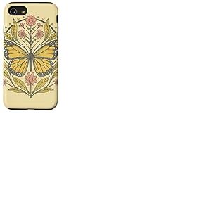 Monarque Papillon Mandala Boho Nature Insecte Art Coque pour iPhone SE (2020) / 7/8