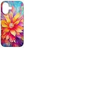 Fleur colorée, Fleur colorée Coque pour iPhone 17