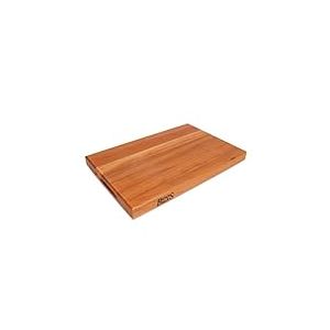 Boos Block Planche à Découper En Merisier – Billot De Boucher - Planche a Decouper Professionnelle - Planche En Bois Apero - Planche Bois Massif – 46 x 31 x 4 cm