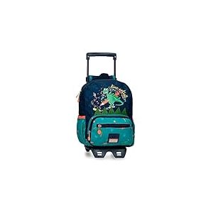 Enso Dino artist Preschool Sac à dos avec Trolley Multicolore 23x28x10 cm Polyester 6,44L