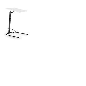 KitHome P1_Multitable BL Table Pliante, Acier allié Polyéthylène Haute densité, Blanc, Portátil