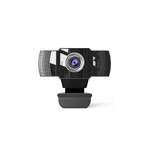 SUNKONG Webcam HD 1080p avec Microphone, cam&eacute;ra Externe USB pour PC, Ordinateur Portable, Bureau, Mac, vid&eacute;o, conf&eacute;rences, Skype, Xbox One, Youtube, OBS