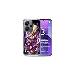 Cokitec Coque Renforcée pour Xiaomi Redmi Note 13 Pro Plus 5G Manga Dragon Ball Sangohan Violet