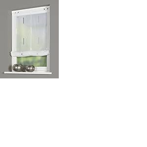 Home Fashion Raffrollo, Tissu, Pierre, 130 x 80 cm