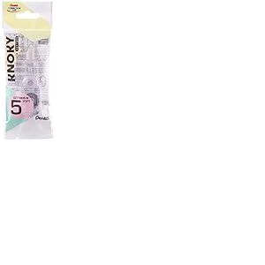 Pentel XZTTR805-WY Knoky Lot de 12 recharges pour ruban correcteur Longueur 6 m Largeur 5 mm